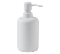 Gedy Brenda Distributeur de Savon en résine Blanc Mat 9,2 x 7 x 16,3 cm Capacité 350 ML