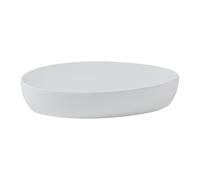 Gedy Brenda Porte-Savon en résine Blanc Mat 13,7 x 9,8 x 2,8 cm