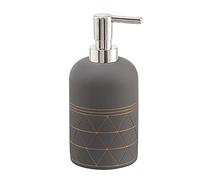 Gedy Calypso Distributeur de Savon, béton, Gris, 8,2 x 8,2 x 17,6