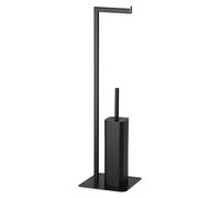 Sapho Gedy Accessoires - Porte papier-toilette et brosse WC, noir mat 133214