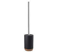 Gedy G-Canberra, Dimensions et Poids : 46,5 x 8,8 x 8,8 cm et 0,57 kg, Brosse WC en céramique et liège, Finition Noire, Brosse de Toilette Design de R&D, 2 Ans de Garantie, Noir, Unique