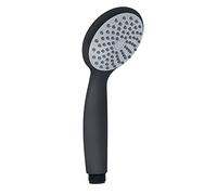 GEDY G-Easy 04 Douchette 1 Jet, pommeau de Douche ABS avec Finition Noire, 5 Ans de Garantie, Design R&S, Filtre Anti-Sable Inclus, Noir, Unique