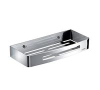Gedy G-Hanoi Organiseur de salle de bain rectangulaire en acier inoxydable 304 avec finition chromée, design R & D, mesure 4,5 x 30 x 12,7 cm et 0,6 kg, garantie 2 ans, unique