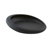 Gedy G-Iside Dish Black Bathroom Dimensions et Poids du Produit : 2,9 x 15,2 x 11,5 cm et 0,15 kg, Porte-Savon Solide en résine et Sable, Design R&D, Taille Unique