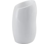 Gedy G-Iside Porte-Brosse à Dents Blanc, Dimensions et Poids du Produit : 13 x 8,2 cm et 0,41 kg, fabriqué en résine et Sable, Porte-brosses à Dents Design de R&D, 2 Ans de Garantie