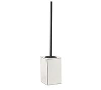 Gedy G-Lucrezia, Brosse WC Blanche, Brosse de Bain en céramique, Dimensions 46 x 10 x 10 cm et Poids 0,698 kg, Design R&S, 2 Ans de Garantie, Unique
