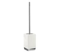 GEDY G-Lucy, Porte-Brosse WC Blanc, Brosse de Toilette fabriquée en céramique, Garantie 2 Ans, Dimensions 47 x 9,7 x 9,7 cm et Poids 0,884 kg, Design R&S Gedy, 2 Ans de Garantie