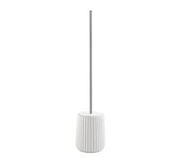 Gedy G-Marika, Brosse WC Blanche, Brosse de Bain en céramique, Dimensions 45 x 10,2 x 10,2 cm et Poids 0,96 kg, Design R&S, 2 Ans de Garantie, Unique