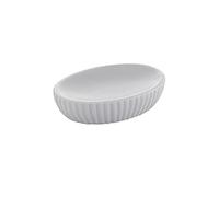 Gedy G-Marika, Porte-Savon Gris, Composants fabriqués en céramique, Dimensions 3 x 12 x 8,3 cm et Poids 0,315 kg, Design R&S, 2 Ans de Garantie, Unique