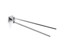 Gedy G-Pukhet Porte-Serviettes articulé, Couleur Chrome, Composants fabriqués en Acier Inoxydable et Chrome, Garantie 2 Ans, Dimensions 4,8 x 37,9 x 5,1 cm, Design R&S