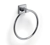 Gedy G-Pukhet Serviettes à Anneau, Couleur Chrome, Porte-Serviettes en Acier Inoxydable et Cromall, 2 Ans de Garantie, Design R&D, Dimensions 17,3 x 15,6 x 4,8 cm, Inoxydable, chromé, Unique