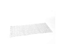 Gedy G-River Tapis de Bain antidérapant avec ventouses, Dimensions : 35 x 70, Tapis de Bain en résine, Finition Transparente, Design R&S, fabriqué en Italie, Tapis Lavable en Machine, 2 Ans de