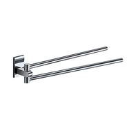 Gedy G-Singapore Porte-Serviettes articulé, Couleur Chrome, Composants fabriqués en Acier Inoxydable et chromé, Garantie 2 Ans, Dimensions 6 x 36 x 5,6 cm, Design R&D Inoxydable, chromé, Unique