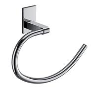 Gedy G-Singapore, Porte-Serviettes en Anneau, Couleur Chrome, Porte-Serviettes en Acier Inoxydable et Cromall, 10 Ans de Garantie, Design R&D, Dimensions 16,3 x 22,3 x 6,6 cm