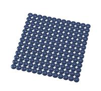 Gedy G-Soap Tapis de Bain antidérapant avec ventouses, Dimensions : 32 x 32 cm, Finition Bleue, Design R&S, fabriqué en Italie, Lavable en Machine, 2 Ans de Garantie