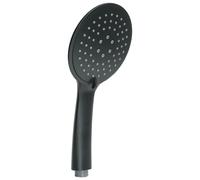 Gedy G-Tech 13, Douchette à 3 jets, Pomme de douche ABS avec finition noire, 5 ans de garantie, Design R&S, Filtre de douche anti-sable inclus, noir, unique