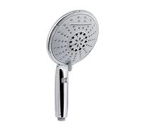 Gedy G-Top 01 Pommeau de Douche en ABS avec Finition chromée, 5 Ans de Garantie, Design R&S, Filtre de Douche Anti-Sable Inclus, Unique