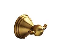 Gedy GÉDY | Kobe, Cintre double, Finition Bronze, Dimensions 5,6 x 8,2 x 7,7 cm et poids 0,11 kg, Porte-serviettes en acier inoxydable et Cromall®, Garantie 2 ans, Design R&S