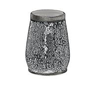 Gedy Gris, G-Myosotis, Salle de Bain, Porte-Brosse à Dents en céramique et Verre, 2 Ans de Garantie, Design R&S, Dimensions 11,3 x 8,5 x 8,5 cm, Unique