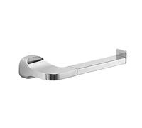 Gedy Krabi Porte-Rouleau de Papier Toilette, Couleur Chrome, Composants fabriqués en Acier Inoxydable et Cromall, Garantie 2 Ans, Dimensions 3,3 x 16,5 x 7 cm et Poids 0,16 kg, Design R&D