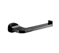 Gedy Krabi Porte-Rouleau de Papier Toilette, Couleur Noire, Composants fabriqués en Acier Inoxydable et Cromall, Garantie 2 Ans, Dimensions 3,3 x 16,5 x 7 cm et Poids 0,16 kg, Design R&D