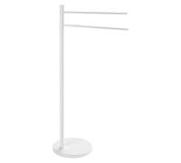 Gedy MAMMOLO Porte-Serviette sur Pied, Aluminium, Blanc, 35 x 21 x 89 cm