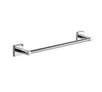 Gedy Manila Porte-serviettes 45 cm, couleur chrome, composants fabriqués en acier inoxydable 304, Cromall et verre satiné, garantie 15 ans, dimensions 4,7 x 49 x 6,8 cm et poids 0,1 kg, design R&S, 45