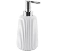 Gedy Marika Distributeur de Savon, céramique, Blanc, 8 x 8 x 18