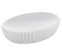 Gedy Marika Porte-Savon, céramique, Blanc, 8,3 x 12 x 3