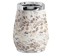 Gedy Marine Verre, céramique, Beige, 8,5 x 8,5 x 11,3