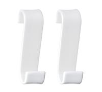 Gedy | Merlino Lot de 2 cintres, finition blanche, série fabriquée en résines thermoplastiques
