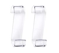 Gedy Merlino Lot de 2 porte-manteaux, finition transparente, série fabriquée en résines thermoplastiques