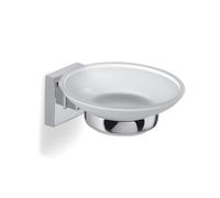 Gedy Olimpo Porte-Savon en Acier Inoxydable Chromé 11 x 12,3 x 4,8 cm