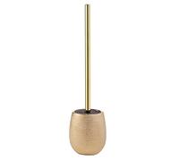 Gedy Or, G-Astrid Brosse WC à Poser Dimensions 47 x 11,5 x 11,5 cm Poids 0,648 kg, Brosse de Bain en céramique, Années de Garantie 2, Design R&D, Unique