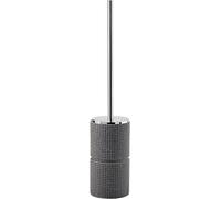 Gedy Petra Brosse WC, Résine, Gris, 9 x 9 x 44,5
