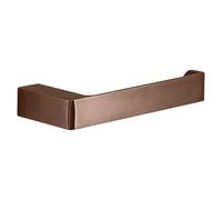 Gedy PIRENEI Porte-Rouleau de Papier Toilette pour Salle de Bain, Or Rose, Laiton, Traitement PVD, 16,6 x 6,6 x 2,6 cm