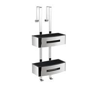 Gedy Porte-Objets de Douche rectangulaire, Noir