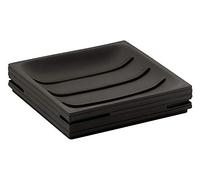Gedy - PORTE SAVON PLASTIC NOIR QUADROTTO - Gedy - G-QU111400300