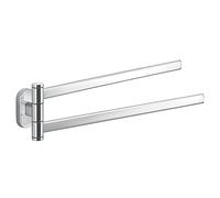 Gedy - Porte-serviette 2 barres pivotantes toilette (53231300200)