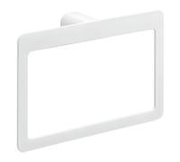Gedy Porte-Serviettes Anneau Pirenei Blanc Mat