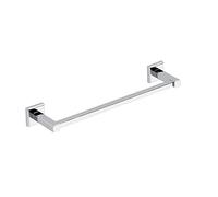 GEDY | Porte-Serviettes de Bain Colorado en Acier Inoxydable et Cromall, Porte-Serviettes fixables avec vis incluses ou Colle, Poids Pris en Charge 7 kg, chromé, 4,2 x 35,4 x 7,7 cm