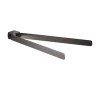 PIRENEI Porte-serviettes double pivotant 350mm, gun metal