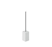 Gedy Queenstown, Dimensions et Poids : 45,6 x 7,8 x 7,8 cm et 0,17 kg, Tapis de Toilette en céramique écologique, Finition Blanche, Brosse de Toilette Design de R&D, 2 Ans de Garantie, Unique