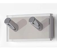 Gedy Rainbow Porte-Manteau de, résines termoplásticas, Transparent Beige, Double