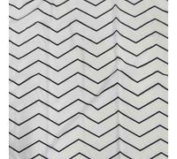 Gedy Rideau 120 x 200 cm Zigzag Blanc/Noir