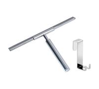 GEDY | Set Thor 2 pièces, 1 essuie-Glace pour Douche et 1 Crochet chromé, série réalisée en Laiton et Acier Inoxydable avec Finitions chromées