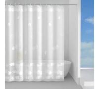 Gedy | Strudel Rideau de Douche Peva, Finition Blanche, Dimensions 200 x 240 x 0,1 cm et Poids 0,495 kg