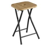 Gedy Tabouret Pliant Kenta Bambou Noir Mat