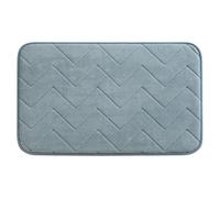 Gedy Tapis de Bain Mousse 80 x 50 cm Bleu