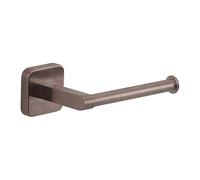 Gedy Tonga Porte-Rouleau de Papier Toilette pour Salle de Bain, Or Rose, Acier Inoxydable, adhésif, sans perçage, 14,3 x 6,9 x 4,7 cm